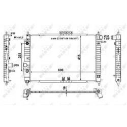 RADIADOR KALOS 1.4 16V M/A 02-