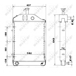 RADIADOR MASSEY FERGUSON MF265