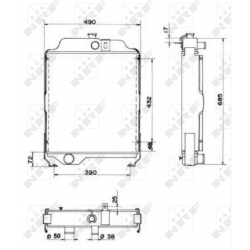 RADIADOR JOHN DEERE 1520 1630