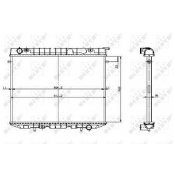 RADIADOR FRONTERA A 2.5TD 96-