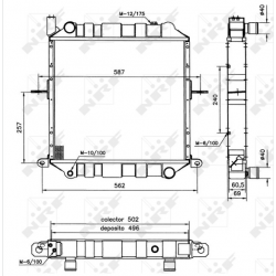 RADIADOR NISSAN CABSTAR 98-