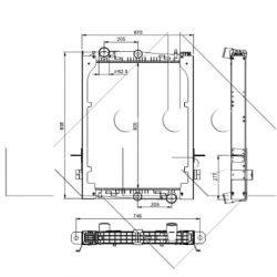 RADIADOR DAF 85CF 98-