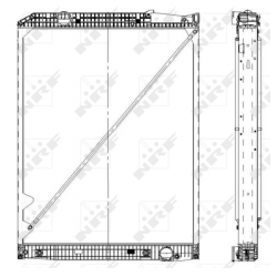 RADIADOR MERCEDES ACTROS 96-