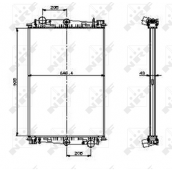 RADIADOR DAF 85 92-98