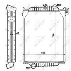 RADIADOR VOLVO FL6 91-