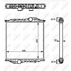 RADIADOR MERCEDES ECONIC 98-