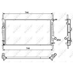 RADIADOR FORD TOURNAO 00-