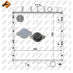 RADIADOR CASE IH 5150 5250